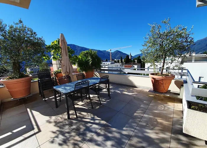 Ascona: San Carlo Attika 아파트 아스꼬나